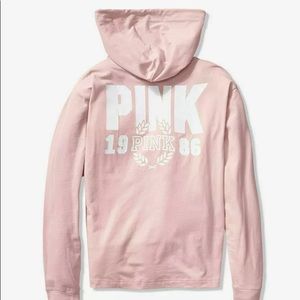 NIP. PERFECT LONG SLEEVE HOODED TEE